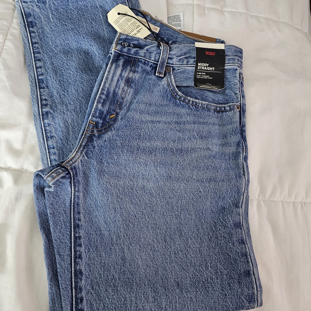 Levi's Blue Straight Jeans Classic Style